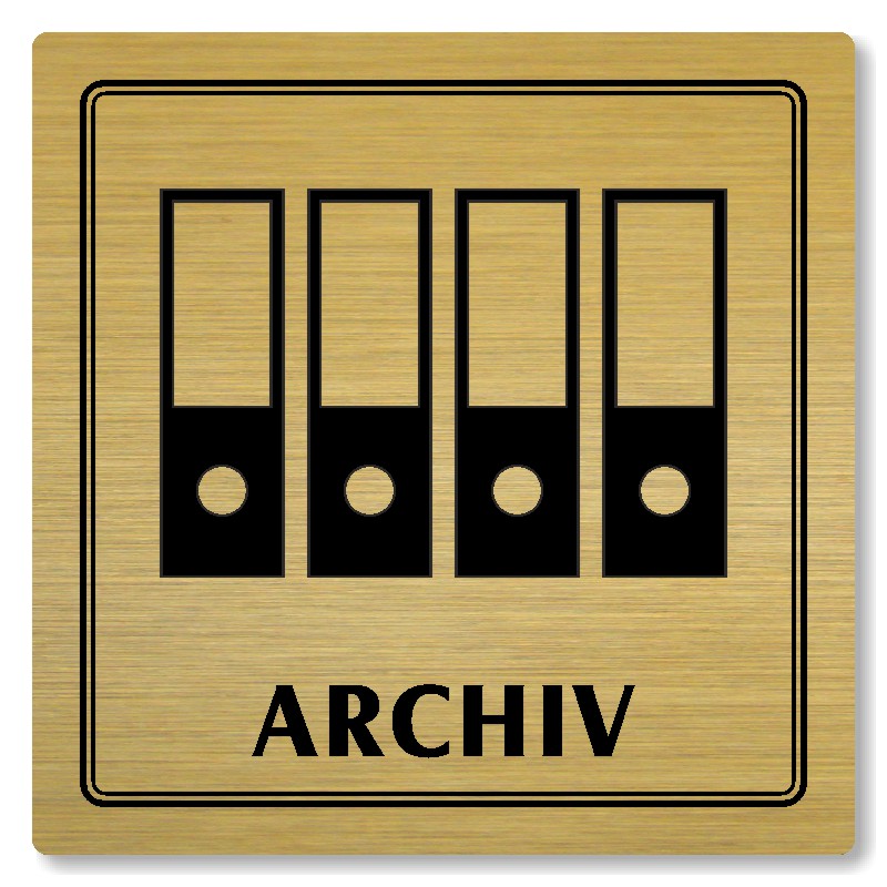 Archiv, 80x80mm, zlatá, Utah